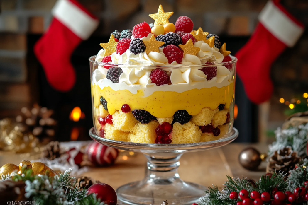 Christmas Desserts trifles 