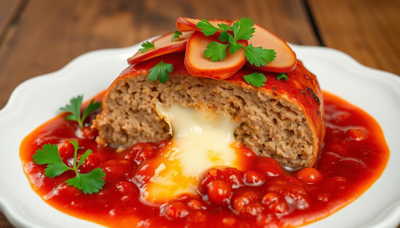 chicken cordon bleu meatloaf marinara