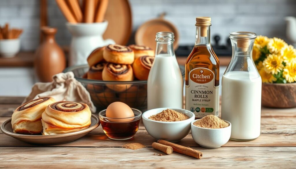 cinnamon roll breakfast bake ingredients