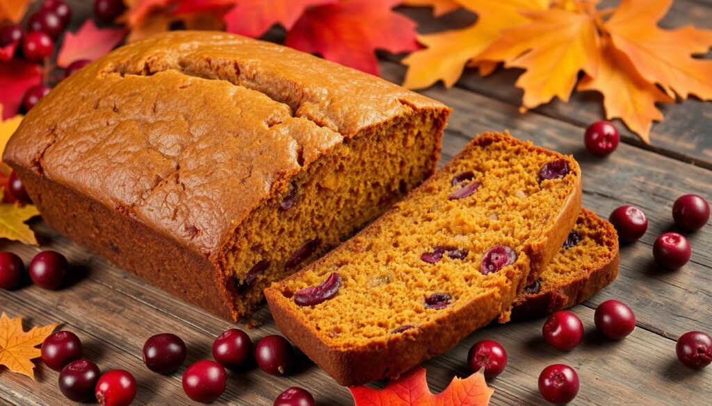 cranberry pumpkin loaf