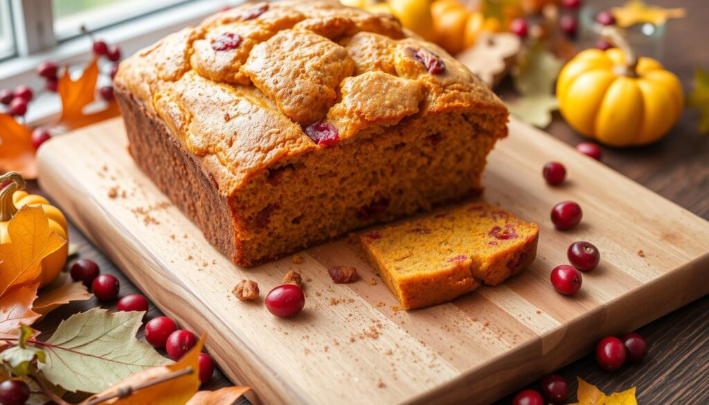 cranberry pumpkin loaf