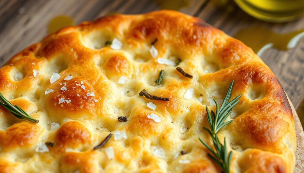 crispy focaccia crust