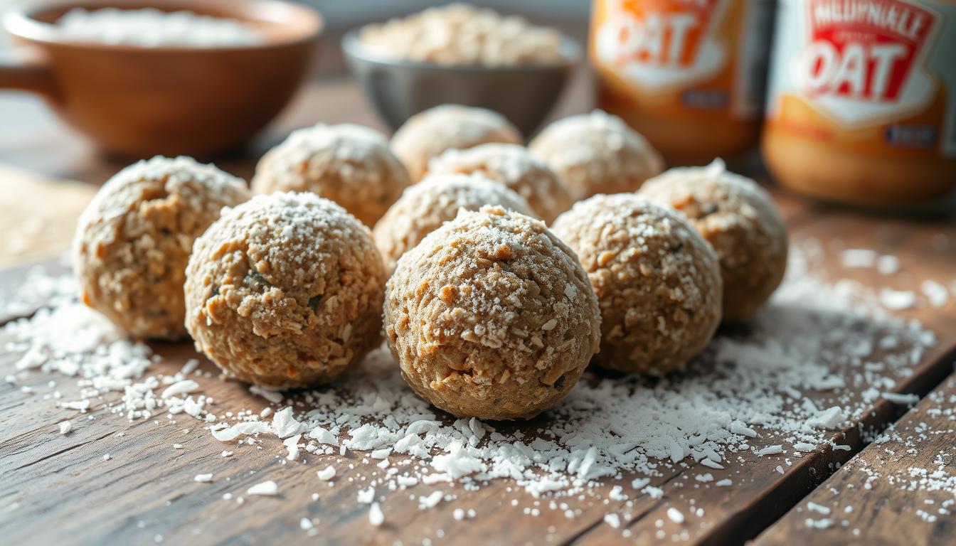 peanut butter coconut balls