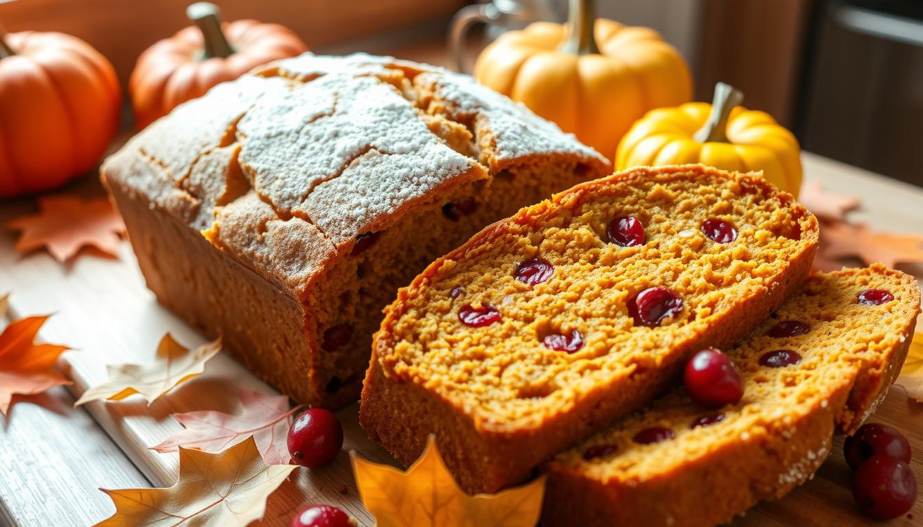 pumpkin cranberry bread