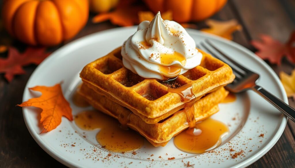 pumpkin spice waffle recipe