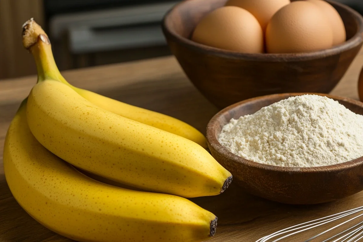 3 ingredient banana bread
