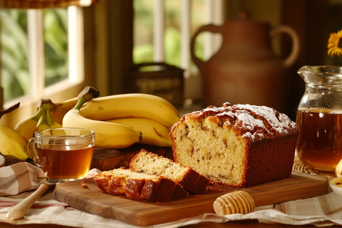 3 ingredient banana bread