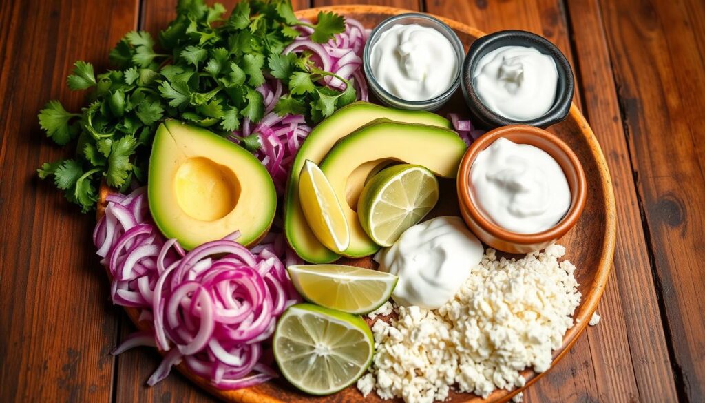 Enchilada Garnishes and Toppings