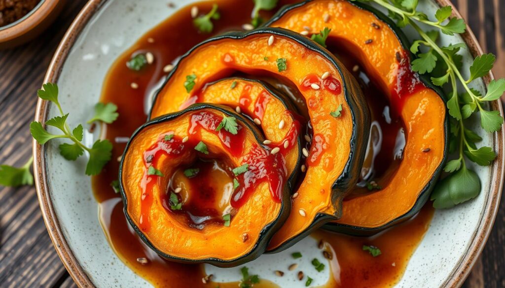 Miso Soy Glazed Kabocha Squash Recipe