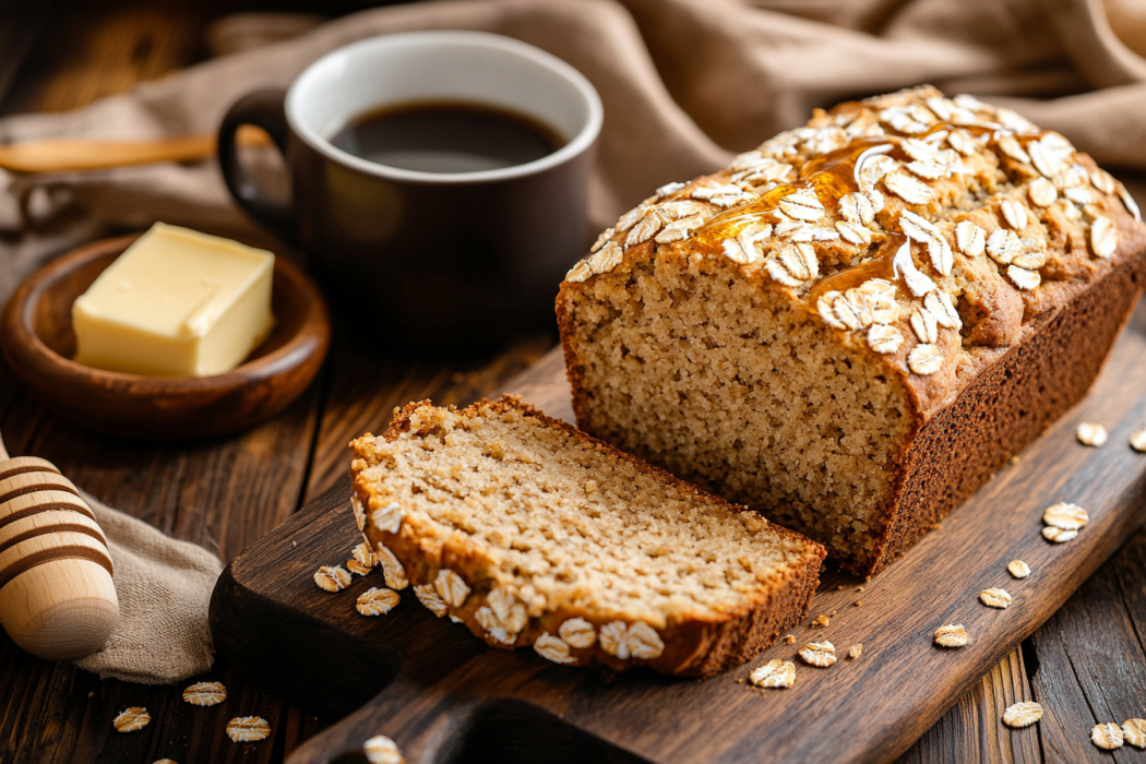 Oat Flour Banana Bread 