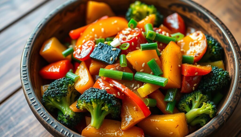 Vegan Kabocha Squash Stir-Fry