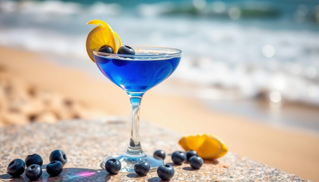 blueberry lemon drop martini