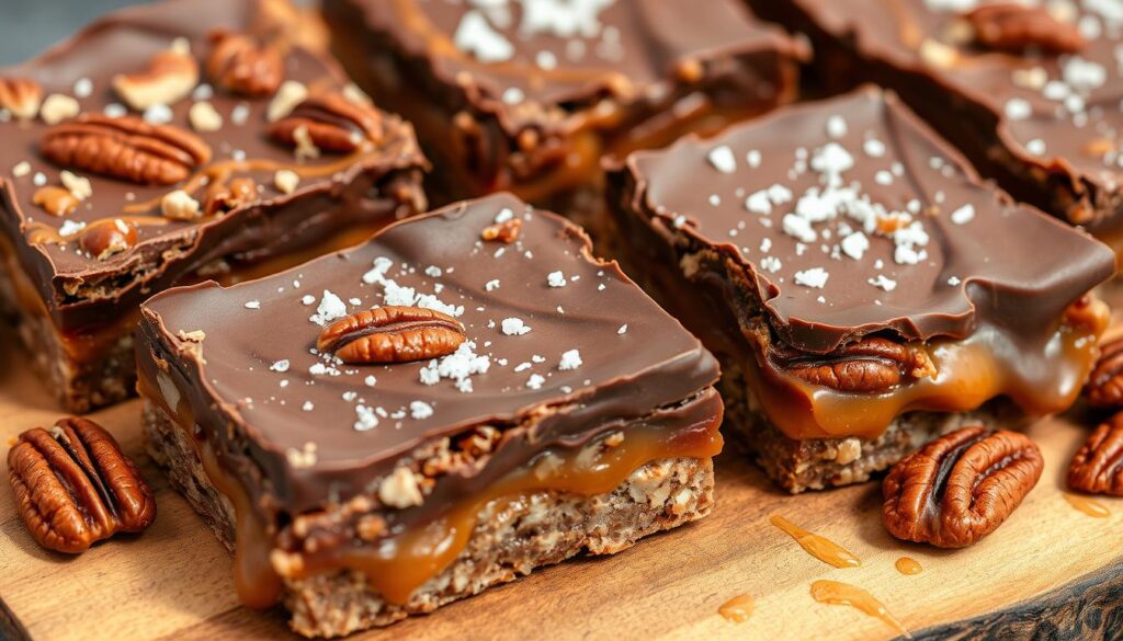 caramel pecan turtle bars recipe