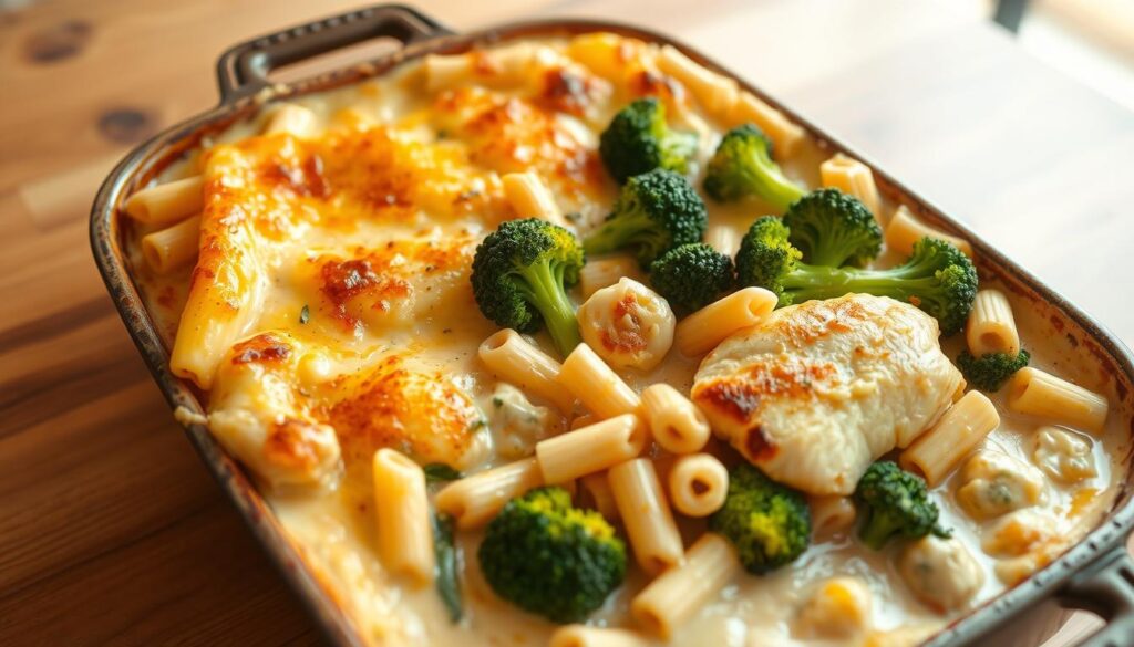 chicken broccoli noodle casserole