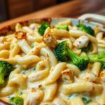 chicken casserole with pasta and broccoli