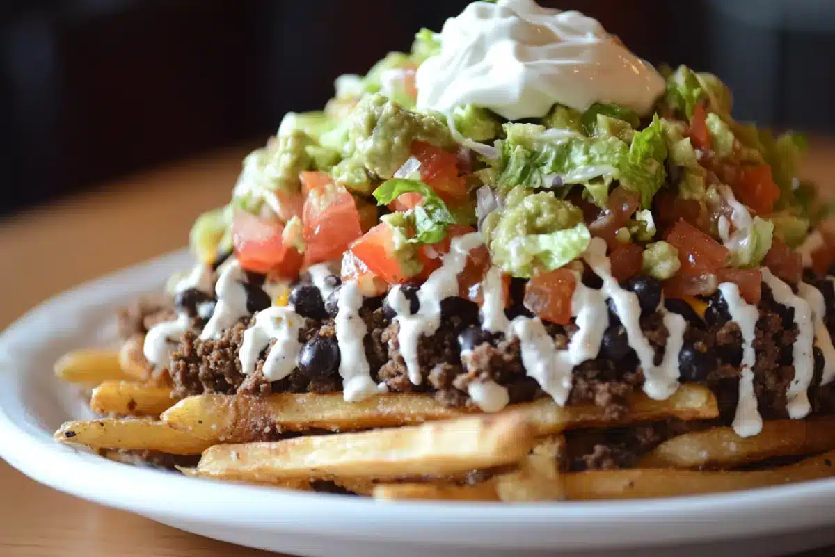 Loaded Taco Salad Fries