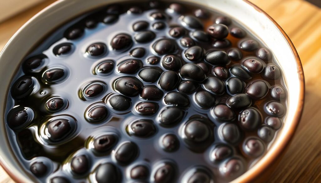 soaking black beans